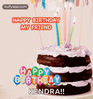 Happy Birthday My Friend Happybirthday GIF