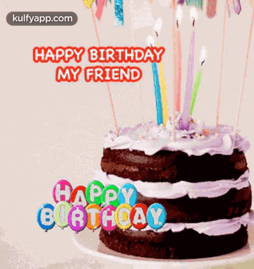 Happy Birthday My Friend.Gif GIF