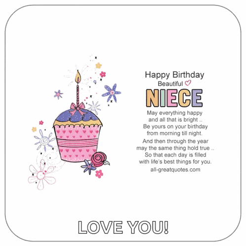 Happy Birthday Niece GIF