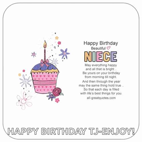 Happy Birthday Niece GIF