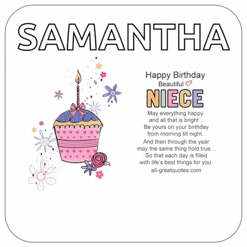 Happy Birthday Niece GIF