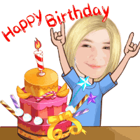 Happy Birthday Sticker