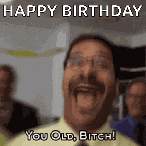 Happy Birthday Old Man GIF