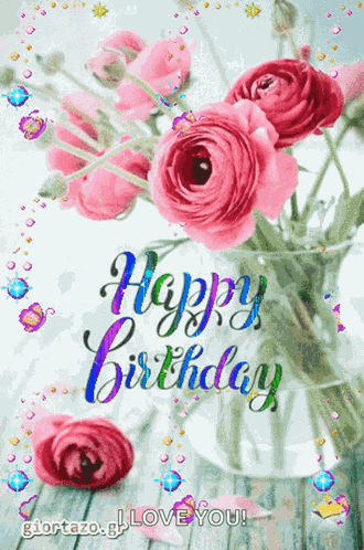 Happy Birthday Rose GIF