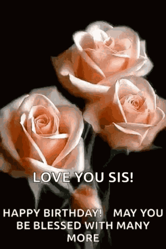 Happy Birthday Roses GIF