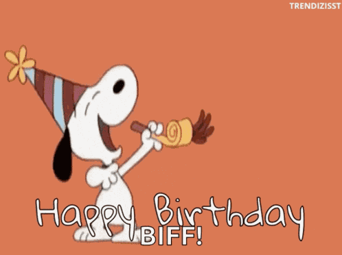 Happy Birthday Snoopy GIF