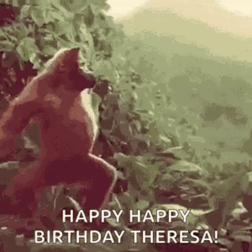 Happy Birthday Theresa Dance GIF