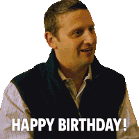 Happy Birthday Tim Robinson Sticker