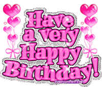 Happy Birthday To You A Very Happy Birthday Sticker