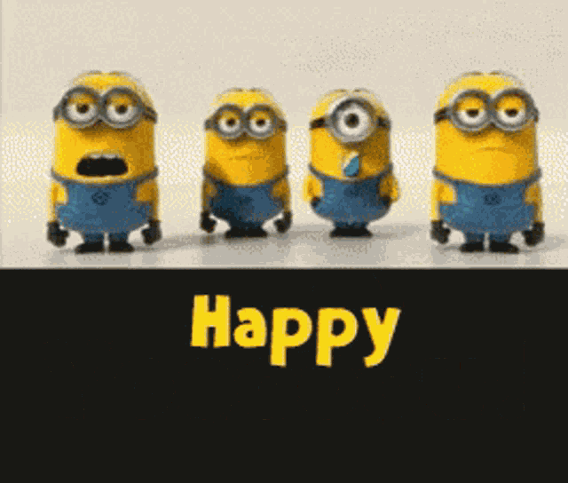 Happy Birthday To You Minions GIF