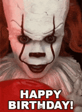 Happy Birthday Twisted Pennywise GIF