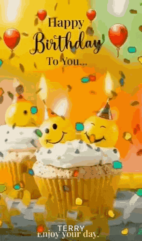 Happy Birthday Wishes Enjoy Your Day GIF