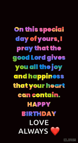 Happy Birthday Wishes GIF