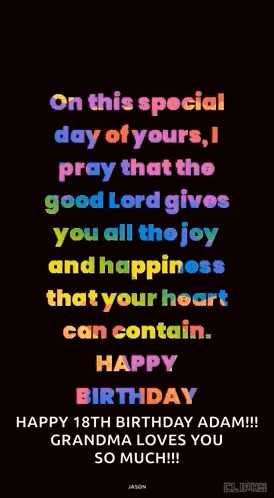 Happy Birthday Wishes GIF