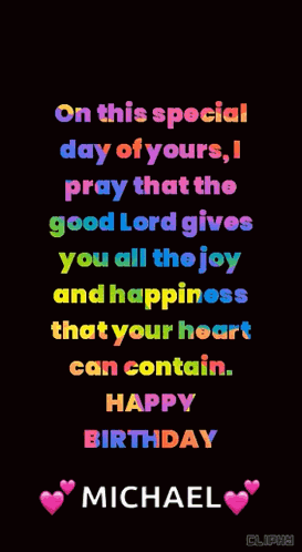 Happy Birthday Wishes GIF