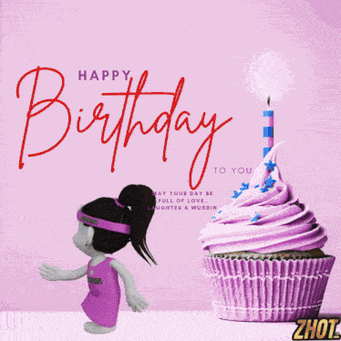 Happy Birthday Zhotcita GIF