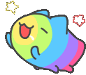 Happy Colorful Sticker