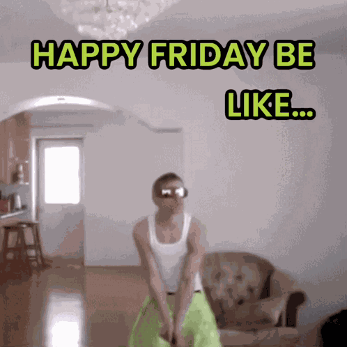 Happy Dance Friday Feeling GIF