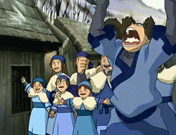 Happy Faint - Avatar: The Last Airbender GIF