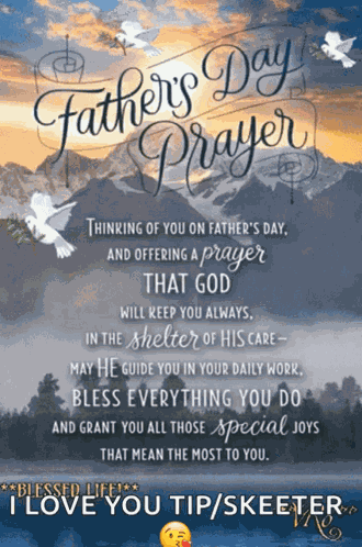 Happy Fathers Day Fathers Day Prayer GIF