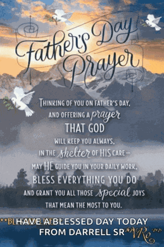 Happy Fathers Day Fathers Day Prayer GIF