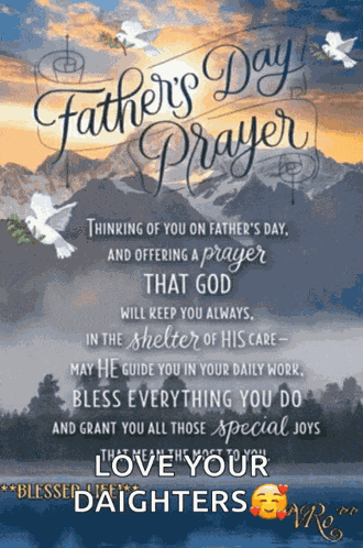 Happy Fathers Day Fathers Day Prayer GIF