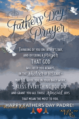Happy Fathers Day Fathers Day Prayer GIF