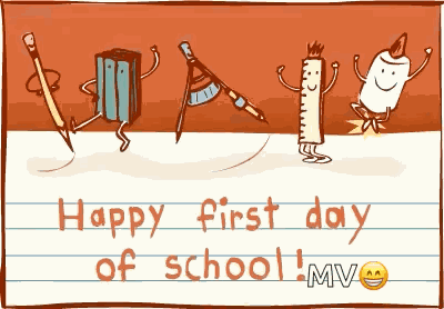 Happy First Day Of School 1st Day Of School GIF
