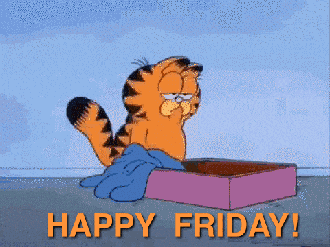 Happy Friday Garfield GIF