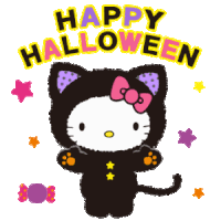 Happy Halloween Day Greetings Sticker