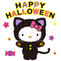 Happy Halloween Day Greetings Sticker