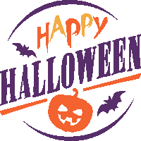 Happy Halloween Halloween Party Sticker