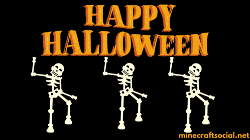 Happy Halloween Skeleton GIF