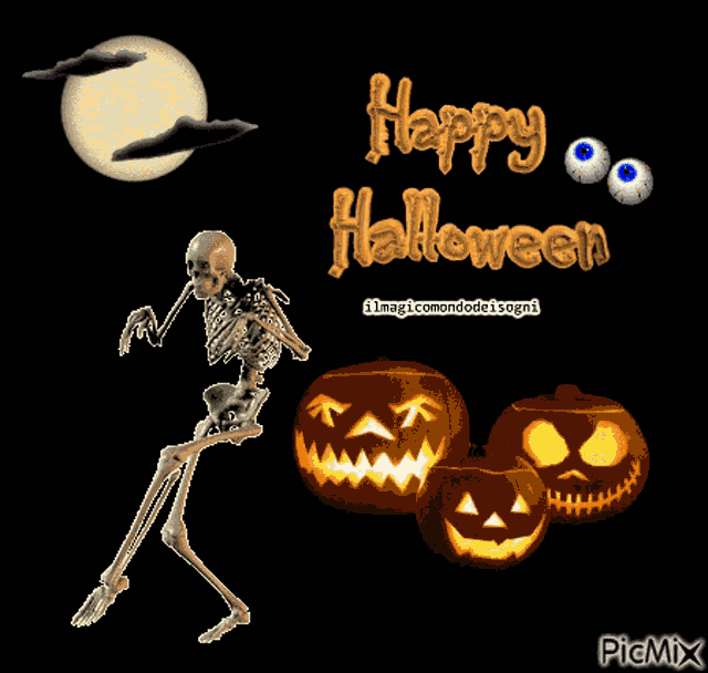 Happy Halloween Sneaking GIF