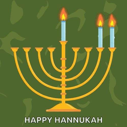 Happy Hanukkah Day Two GIF