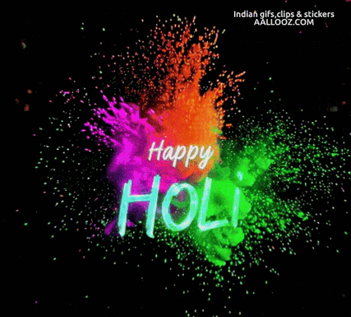 Happy Holi Gulaal GIF