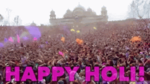 Happy Holi Party GIF