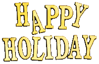 Happy Holiday Greetings Sticker