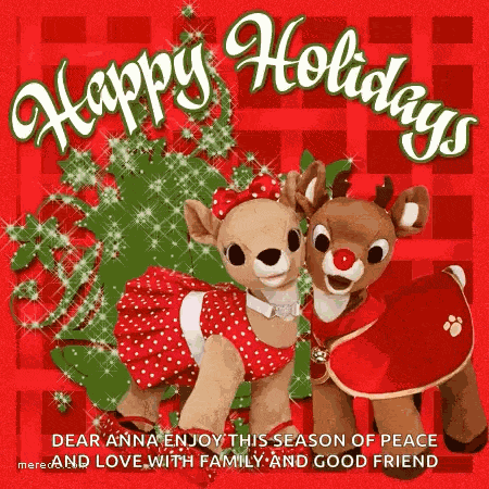 Happy Holidays Hsppy New Year GIF