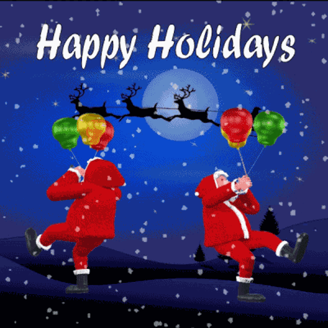 Happy Holidays Merry Christmas GIF