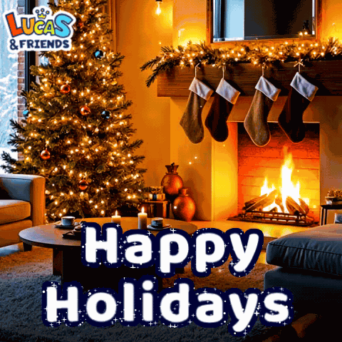 Happy Holidays Seasons Greetings GIF