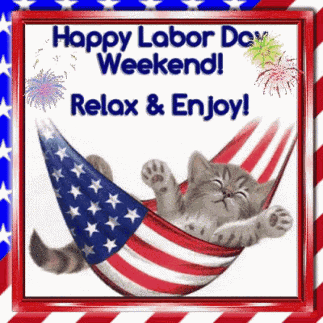 Happy Labor Day Party Time GIF