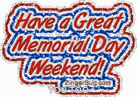 Happy Memorial Day Greeting GIF