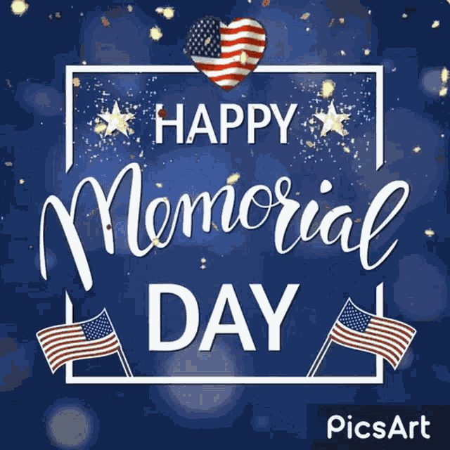 Happy Memorial Day Star GIF