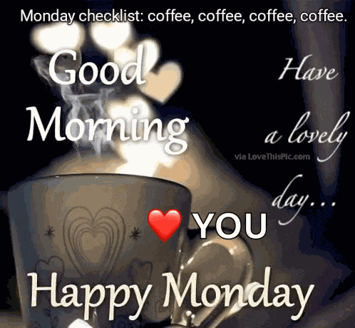 Happy Monday Good Morning Monday GIF