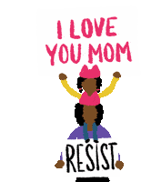 Happy Mothers Day Moms Sticker