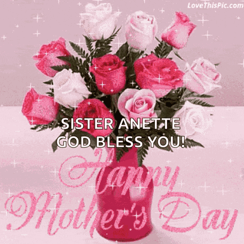 Happy Mothers Day Sparkle GIF