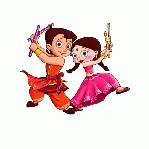 Happy Navratri Chutki GIF