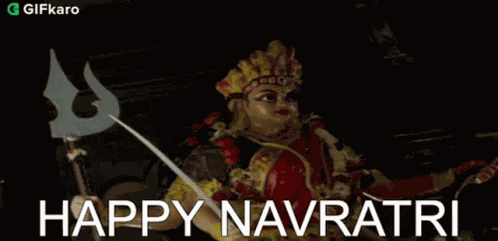 Happy Navratri Gifkaro GIF