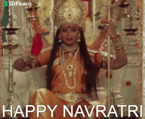 Happy Navratri Gifkaro GIF